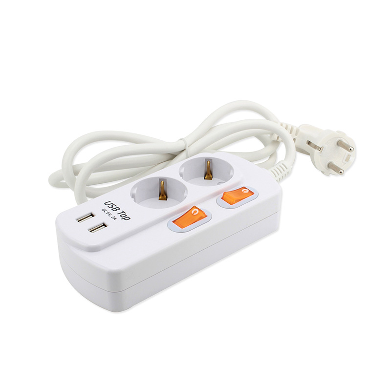 1.5m 2 çıkışlar 2 USB bağlantı noktası ve 2 ayrı anahtarlı standart soket 1.5m 2 çıkışlar 2 USB bağlantı noktası ve 2 ayrı anahtarlı standart soket